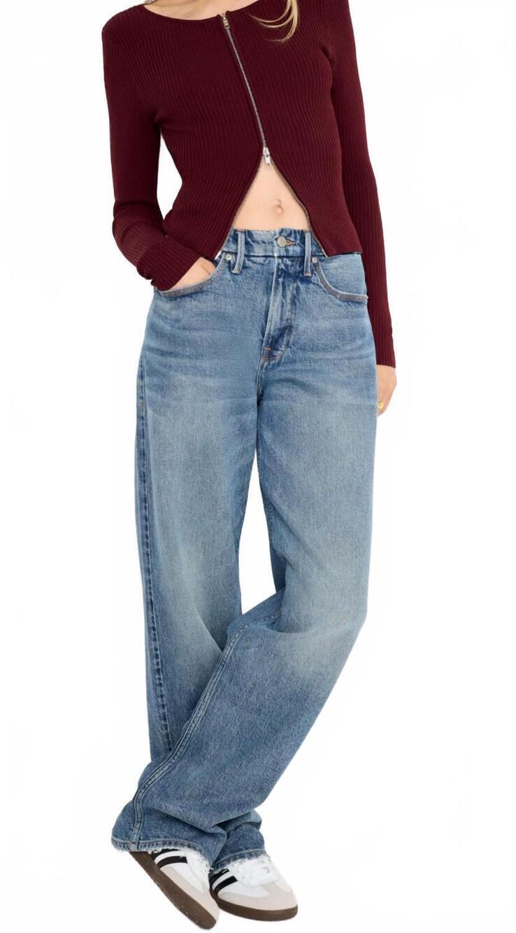 NEW GOOD AMERICAN good 90's jeans in indigo
